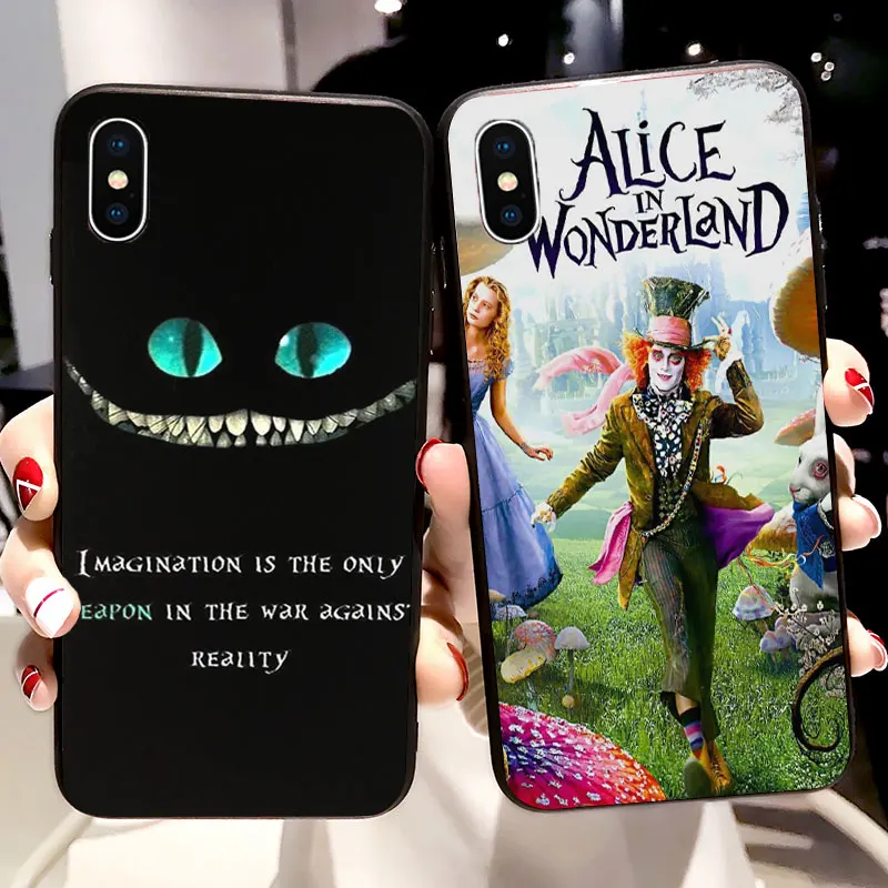 Soft Silicone Phone Case for iPhone X XR XS Max 5s SE 6 S 6s 7 8 Plus Case Alice in Wonderland Cheshire Cat Cover Hull
Soft Silicone Phone Case for iPhone X XR XS Max 5s SE 6 S 6s 7 8 Plus Case Alice in Wonderland Cheshire Cat Cover Hull
