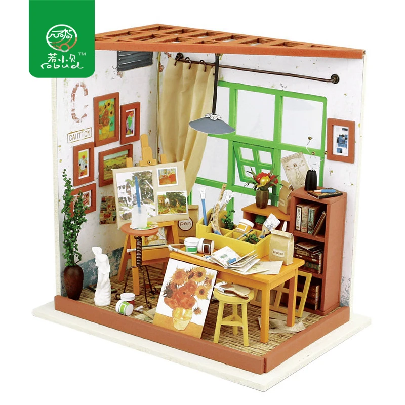 Robud DIY Miniature Doll House with Furniture Model Building Kits Mini Dollhouse Christmas New year Gift Toys for Children DG103
Robud DIY Miniature Doll House with Furniture Model Building Kits Mini Dollhouse Christmas New year Gift Toys for Children DG103