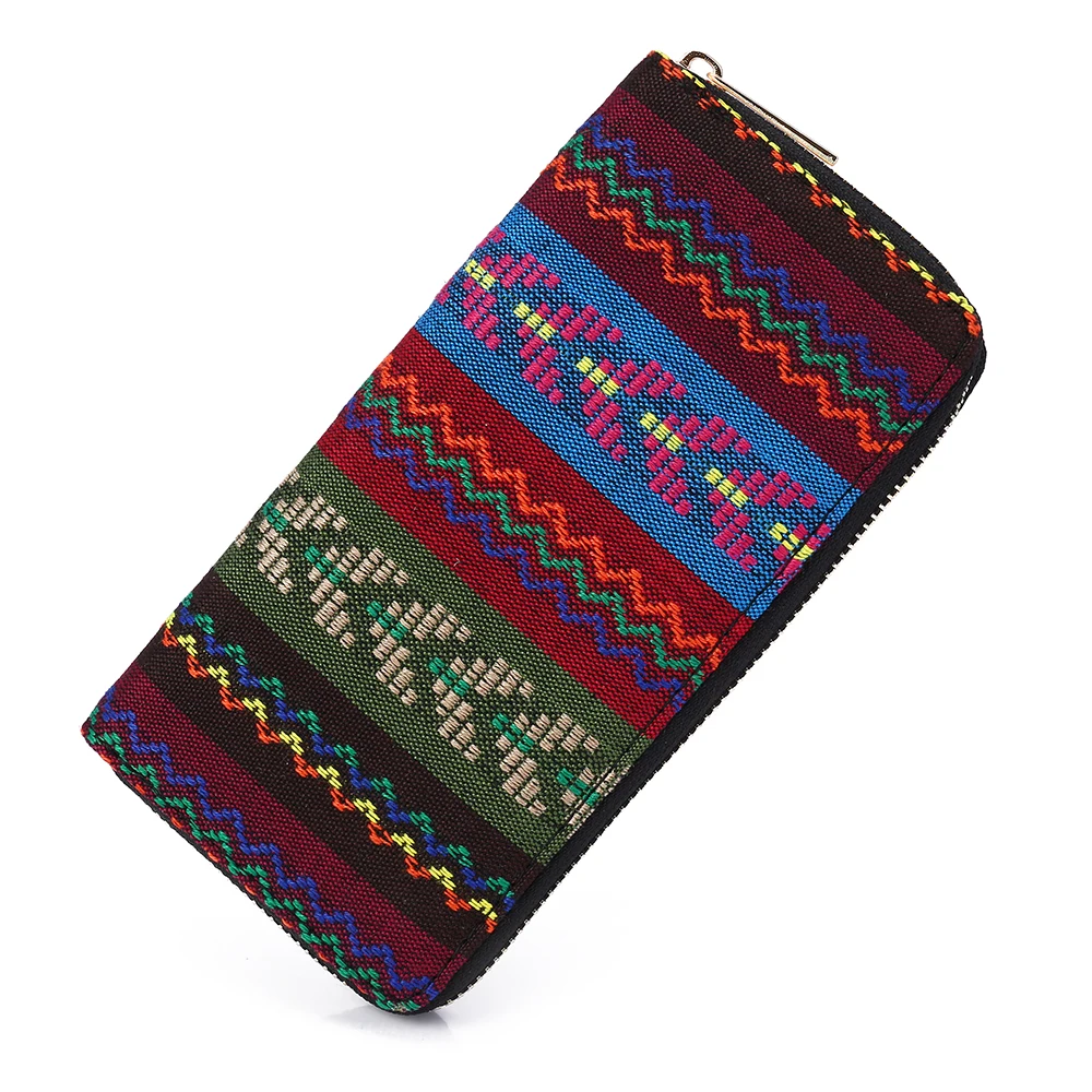 Sansarya 2018 Tribal Jacquard Woven Wheat Long Women Wallet Boho Ladies Card Holder Aztec Female Purse With Cupreous Zipper
Sansarya 2018 Tribal Jacquard Woven Wheat Long Women Wallet Boho Ladies Card Holder Aztec Female Purse With Cupreous Zipper