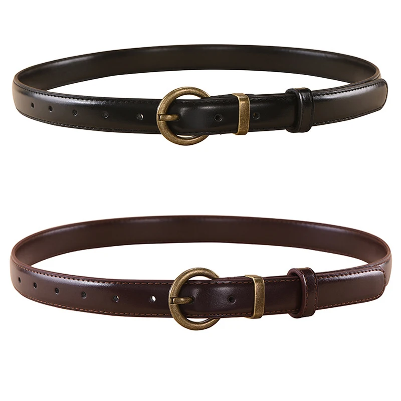 2019 Summer New Thin Dress Belts For Women PU Leather Waiatband Fashion Casual Fancy Retro Gold Pin Buckle Girl Belt 2.3CM Width
2019 Summer New Thin Dress Belts For Women PU Leather Waiatband Fashion Casual Fancy Retro Gold Pin Buckle Girl Belt 2.3CM Width