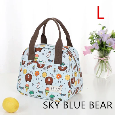sky blue cream bear