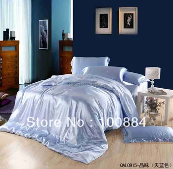 queen size blue silk bed cover,30% silk + 70% fiber 4pc bedding sets without filling,silk bedspreads,silk bedding set 
queen size blue silk bed cover,30% silk + 70% fiber 4pc bedding sets without filling,silk bedspreads,silk bedding set