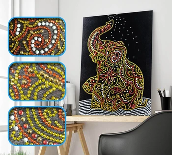DIY Diamond Embroidery Animal Special Shaped Diamond Painting Elephant Rhinestone Sale Home Decor Multi-style Handmade 30X40cm
DIY Diamond Embroidery Animal Special Shaped Diamond Painting Elephant Rhinestone Sale Home Decor Multi-style Handmade 30X40cm