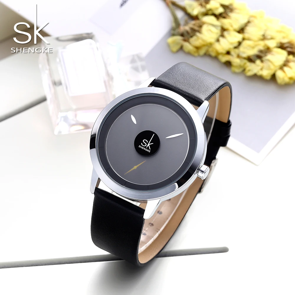 Shengke Couple Watches Elegant Leather Women Watch Brand Quartz Watch Women Men Fashion style Two Size Clock Reloj Mujer
Shengke Couple Watches Elegant Leather Women Watch Brand Quartz Watch Women Men Fashion style Two Size Clock Reloj Mujer