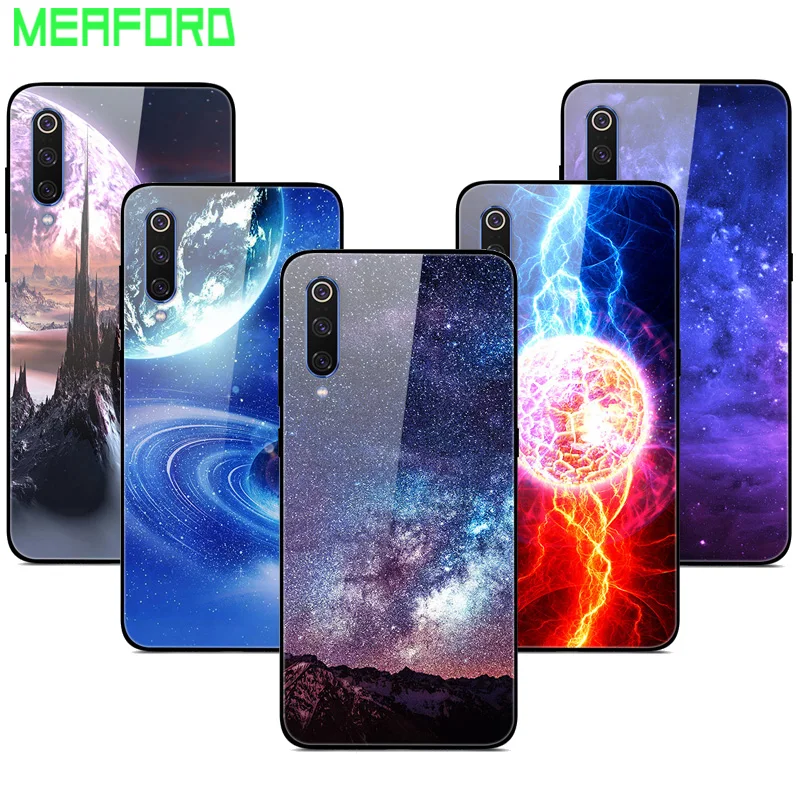 For Xiaomi Mi 9 Mi9 Case Tempered Glass Planet Space Cover Glass Back Case for Xiaomi Mi 9 Case Anti-knock Luxury Funda Coque
For Xiaomi Mi 9 Mi9 Case Tempered Glass Planet Space Cover Glass Back Case for Xiaomi Mi 9 Case Anti-knock Luxury Funda Coque