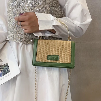 Women Straw Chain Shoulder Crossbody Travel Handbags Messenger Bag 3 Colors
Women Straw Chain Shoulder Crossbody Travel Handbags Messenger Bag 3 Colors