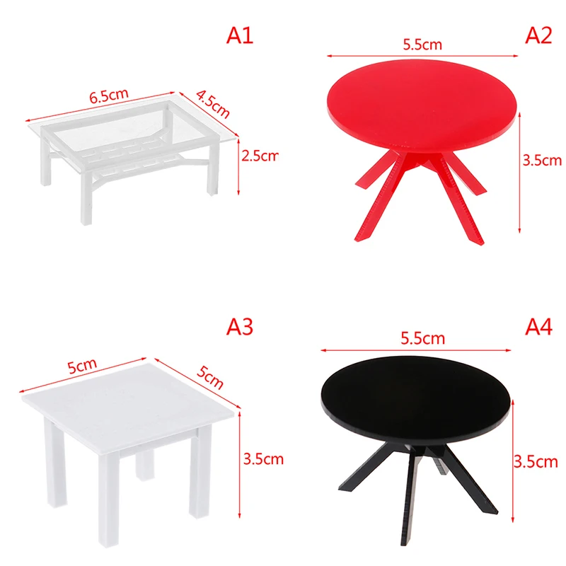 4 styles Mini Delicate New Wood/plastic Round Coffe Table 1:12 Dollhouse Miniatures Pretend playhouse toys
4 styles Mini Delicate New Wood/plastic Round Coffe Table 1:12 Dollhouse Miniatures Pretend playhouse toys