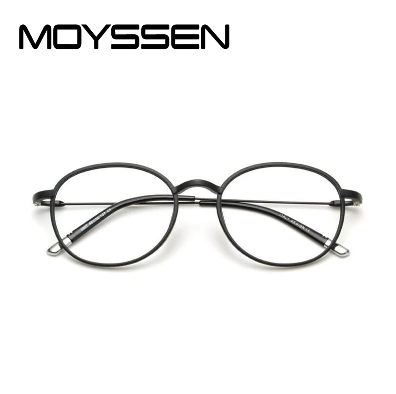 Moyssen High end Корея Для женщин Nerd ультра тонкий углеродного Сталь оправа для очков