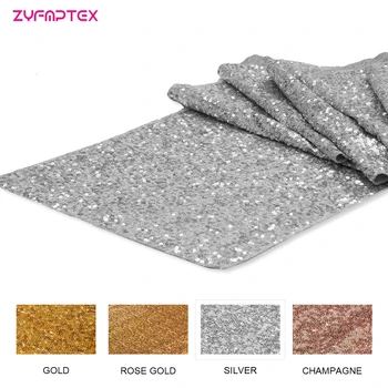 ZYFMPTEX High Density Sparkly Sequin Table Runner Rose Gold Champagne Silver Colors For Wedding Party Christmas Tablecloth Decor
ZYFMPTEX High Density Sparkly Sequin Table Runner Rose Gold Champagne Silver Colors For Wedding Party Christmas Tablecloth Decor