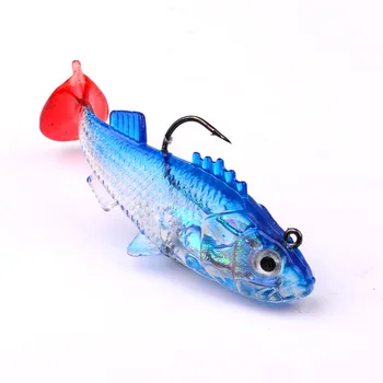 VISSEN 6pcs/set 15.7g 7.6cm Fake Bait Soft Bait Jig Fishing Lure With Lead Fishing Tackle Trolling Wobblers
VISSEN 6pcs/set 15.7g 7.6cm Fake Bait Soft Bait Jig Fishing Lure With Lead Fishing Tackle Trolling Wobblers