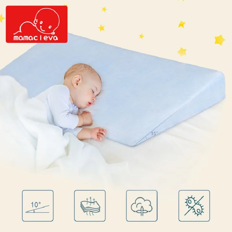 MAMACLEVA Baby Anti-spitting Pillow Newborn Anti-overflow Nursing Pillow Triangle Feeding Breastfeeding Slope Cushion Pad 0-12
MAMACLEVA Baby Anti-spitting Pillow Newborn Anti-overflow Nursing Pillow Triangle Feeding Breastfeeding Slope Cushion Pad 0-12