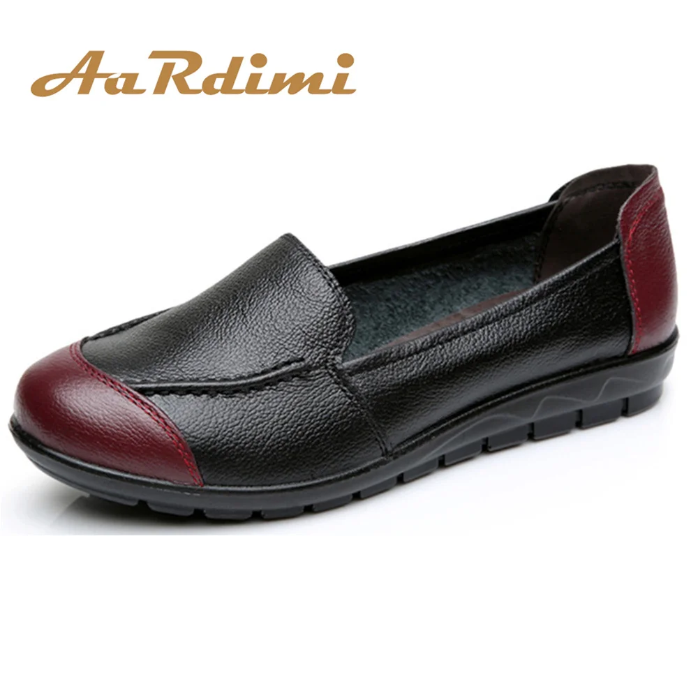 AARDIMI Vintage Patchwork Genuine Leather Women Flats Shoes Casual Female Loafers Classics Solid Round Toe Slip On Mother Shoes
AARDIMI Vintage Patchwork Genuine Leather Women Flats Shoes Casual Female Loafers Classics Solid Round Toe Slip On Mother Shoes