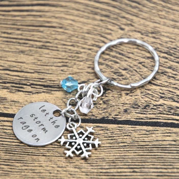 12pcs/lot snow Keyring Let The Storm Rage On Let Go Crystals Snowflakes keychain
12pcs/lot snow Keyring Let The Storm Rage On Let Go Crystals Snowflakes keychain