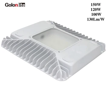 Golonlite LED canopy light 150W 120W 100W for gas station parking lot garage warehouse 5000K 120V 230V 240V 277V AC 130Lm/W
Golonlite LED canopy light 150W 120W 100W for gas station parking lot garage warehouse 5000K 120V 230V 240V 277V AC 130Lm/W