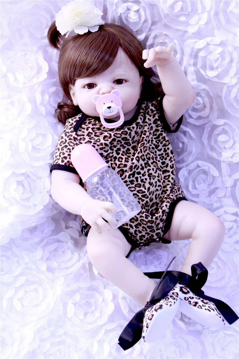 55cm Full Silicone Body Reborn Baby Doll Toy Realistic Newborn Curly Princess Girls Babies Doll Kid Brinquedos Bathe Toy dollma
55cm Full Silicone Body Reborn Baby Doll Toy Realistic Newborn Curly Princess Girls Babies Doll Kid Brinquedos Bathe Toy dollma