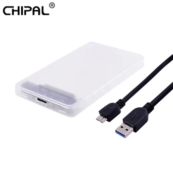 CHIPAL 5Gbps 2.5'' White HDD Case SATA 3.0 to USB 3.0 External Hard Disk Drive SSD Enclosure Box Support 2TB UASP Protocol
CHIPAL 5Gbps 2.5'' White HDD Case SATA 3.0 to USB 3.0 External Hard Disk Drive SSD Enclosure Box Support 2TB UASP Protocol