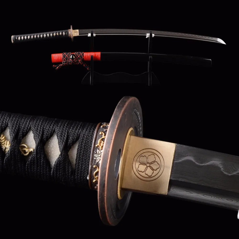 Brandon Swords Sharp Japanese Samurai Katana Full Tang Sharp Sword Folded Steel Clay Tempred Cutting Practice Espada Knife
Brandon Swords Sharp Japanese Samurai Katana Full Tang Sharp Sword Folded Steel Clay Tempred Cutting Practice Espada Knife