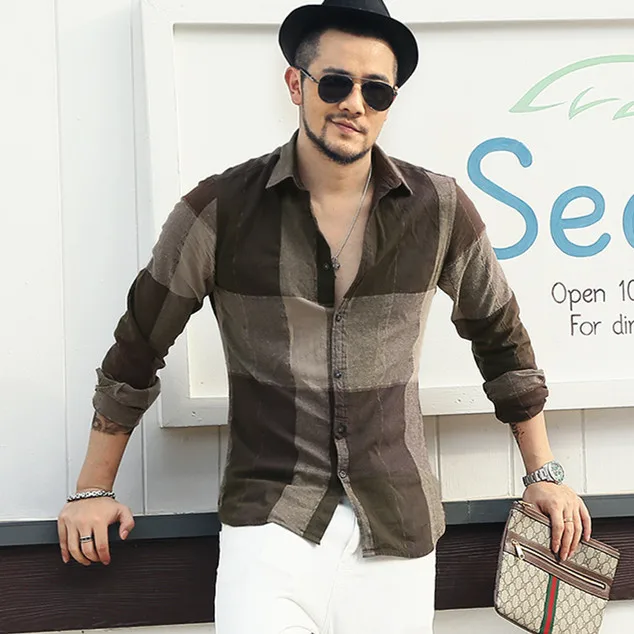 Plaid Shirt Men Shirts 2019 New Summer Fashion Chemise Homme Mens Checkered Shirts Short Sleeve Shirt Men Blouse S803-3
Plaid Shirt Men Shirts 2019 New Summer Fashion Chemise Homme Mens Checkered Shirts Short Sleeve Shirt Men Blouse S803-3