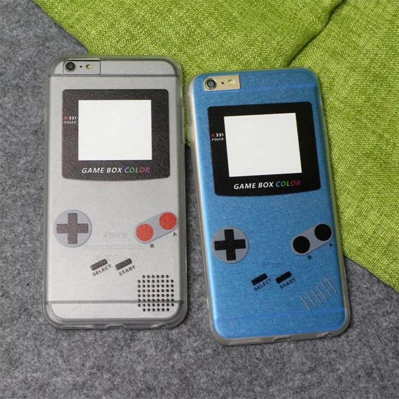 Game Console machine pattern Silk hard Acrylic Shell for font b iphone b font 6splus back