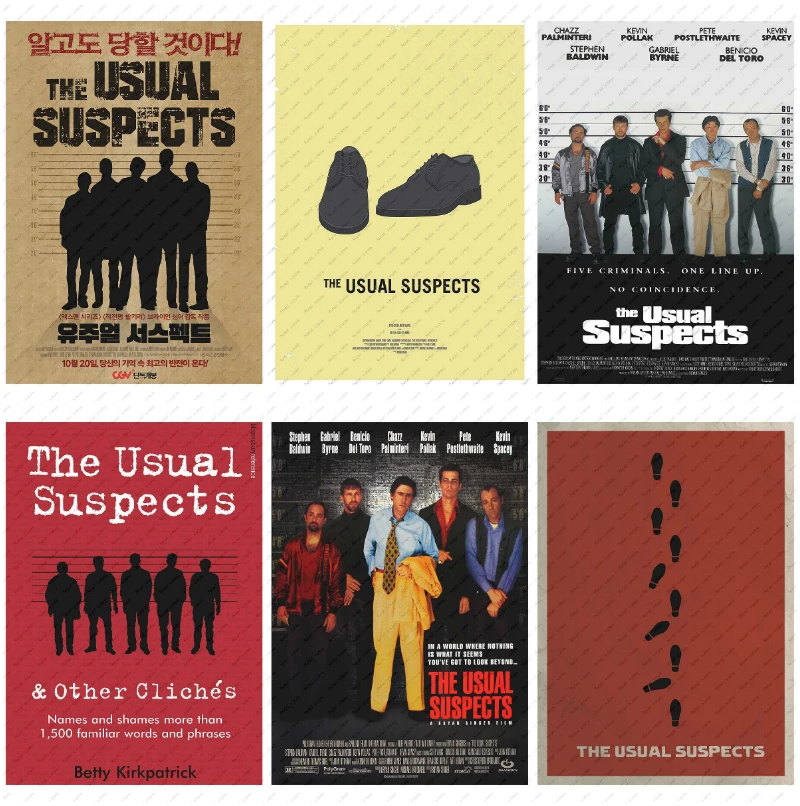 The Usual Suspects Kevin Spacey Gabriel James Byrne Retro Poster wall stickers White kraft poster Decorative Paintings
The Usual Suspects Kevin Spacey Gabriel James Byrne Retro Poster wall stickers White kraft poster Decorative Paintings