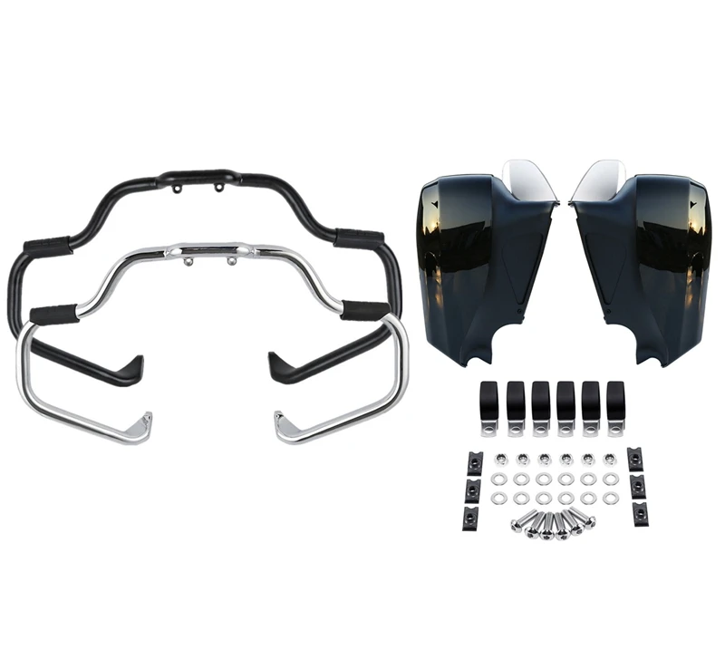 Motorcycle Mustache Engine Guard Bar Lower Fairing Kit For Indian Chieftain Classic Vintage 2014-2020 Dark Horse Limited
Motorcycle Mustache Engine Guard Bar Lower Fairing Kit For Indian Chieftain Classic Vintage 2014-2020 Dark Horse Limited