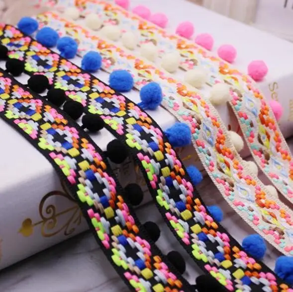 20Yards Colorful Pom Pom Lace Trim Mini Pearl Ball Pompom Fringe Ribbon Sewing Lace Knitted Fabric Handmade Craft Hat Accessory
20Yards Colorful Pom Pom Lace Trim Mini Pearl Ball Pompom Fringe Ribbon Sewing Lace Knitted Fabric Handmade Craft Hat Accessory