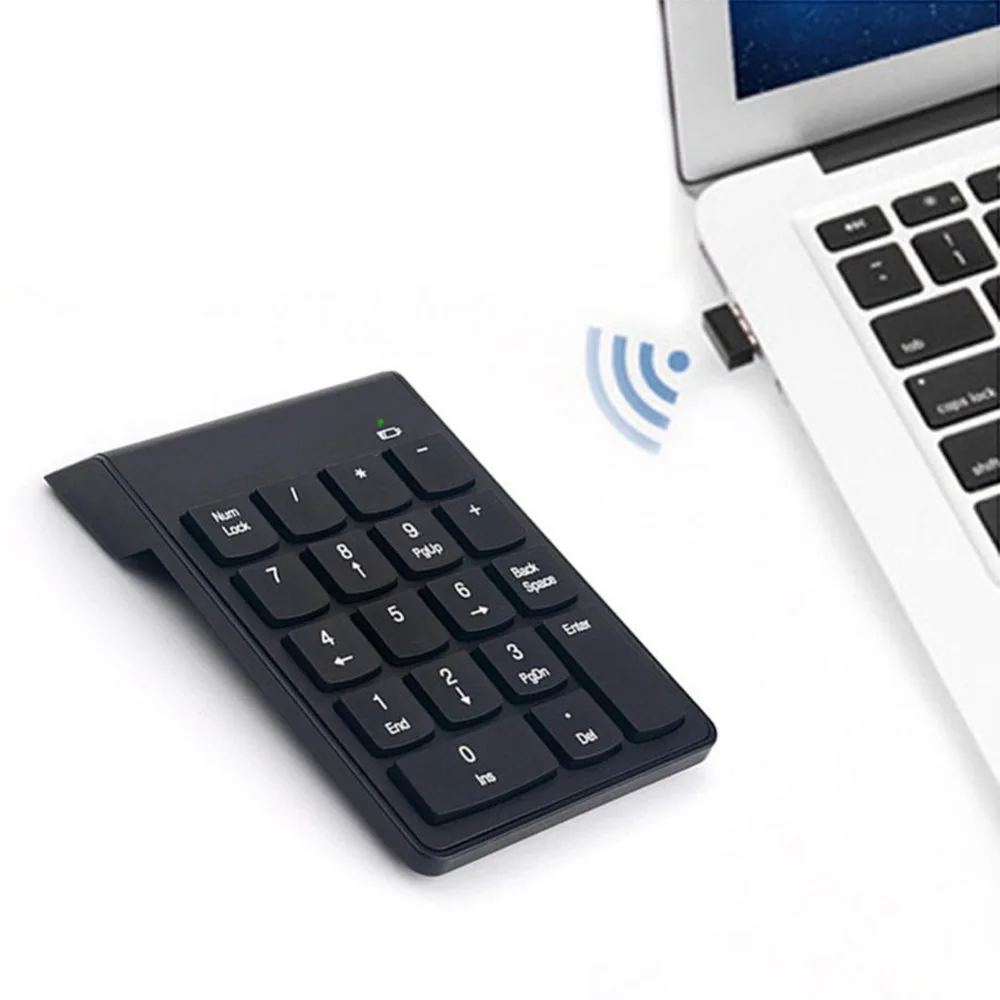 2.4G Wireless USB Mini 18 Keys Digital Keyboard Numeric Keypad for iMac/MacBook Air/Pro Laptop PC Notebook Keyboard Number Pad
2.4G Wireless USB Mini 18 Keys Digital Keyboard Numeric Keypad for iMac/MacBook Air/Pro Laptop PC Notebook Keyboard Number Pad
