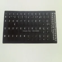 50pcs French Letters Alphabet Learning font b Keyboard b font Layout Sticker For Laptop Desktop font