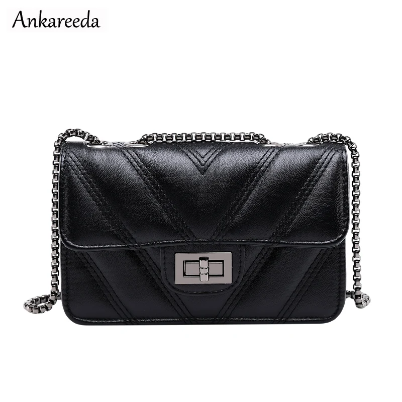 Ankareeda New Flap Women Bags Leather Messenger Bag Designer Lingge Chain Shoulder Bag Women Handbag Hot bolso mujer purse
Ankareeda New Flap Women Bags Leather Messenger Bag Designer Lingge Chain Shoulder Bag Women Handbag Hot bolso mujer purse