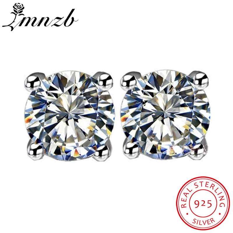 LMNZB Fashion 4 Claw 2Ct Round CZ Diamant Stud Earrings For Women 925 Sterling Silver Fine Wedding Jewelry Wholesale LEY4
LMNZB Fashion 4 Claw 2Ct Round CZ Diamant Stud Earrings For Women 925 Sterling Silver Fine Wedding Jewelry Wholesale LEY4