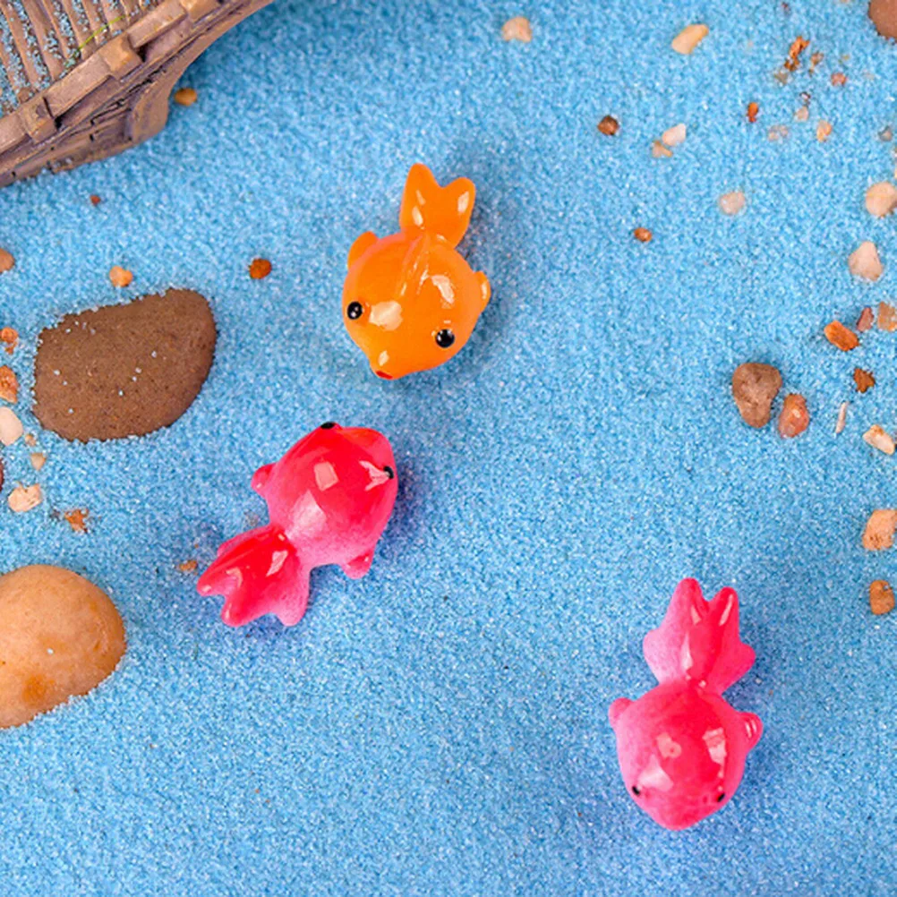 NEW Simulation Fish Miniature Garden Figurine Accessories Decor Fairy Goldfish Craft Bonsai Toy 2*1.3cm Wholesale | Дом и сад