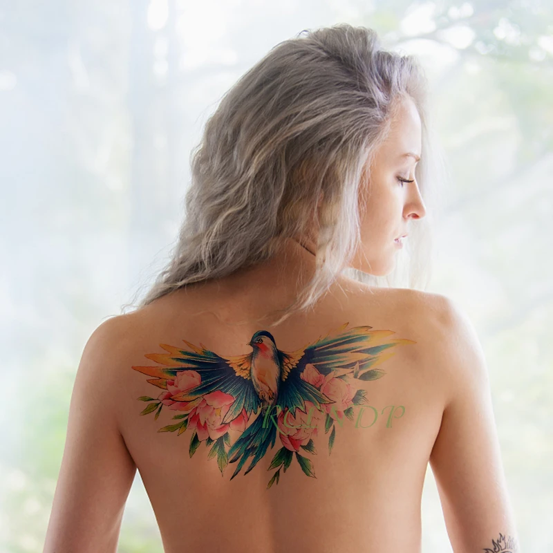 Waterproof Temporary Tattoo Sticker bird rose fake tatto flash tatoo tatouage sexy big size body back for girl women
Waterproof Temporary Tattoo Sticker bird rose fake tatto flash tatoo tatouage sexy big size body back for girl women