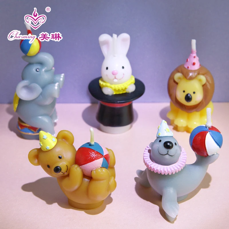 Creative birthday candle animal shape smokeless baking cake decoration bear sea lion rabbit lion constellation elephant
Creative birthday candle animal shape smokeless baking cake decoration bear sea lion rabbit lion constellation elephant