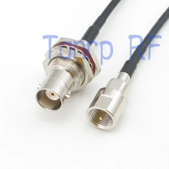 6in BNC female with nut bulkhead to FME male plug RF connector adapter 15CM Pigtail coaxial jumper cable RG174 extension cord
6in BNC female with nut bulkhead to FME male plug RF connector adapter 15CM Pigtail coaxial jumper cable RG174 extension cord