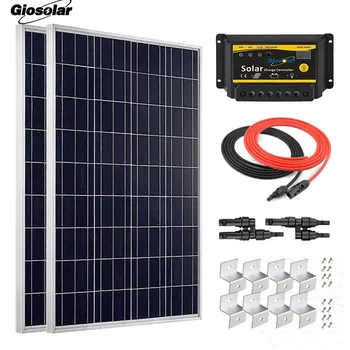 Giosolar 200W Solar Panel High Efficiency Polycrystalline Solar PV Panel with 20A LED Charge Controller for Motorhome, Caravan
Giosolar 200W Solar Panel High Efficiency Polycrystalline Solar PV Panel with 20A LED Charge Controller for Motorhome, Caravan