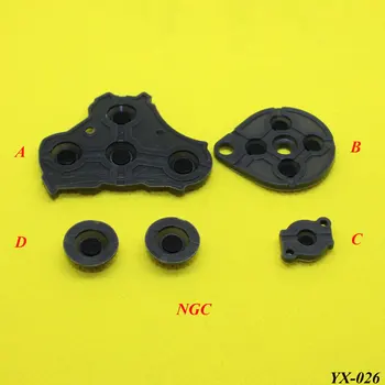 YX-026 2sets/lot Controller Conductive Rubber Pad for Nintendo GAMECUBE for NGC parts Repair buttons
YX-026 2sets/lot Controller Conductive Rubber Pad for Nintendo GAMECUBE for NGC parts Repair buttons