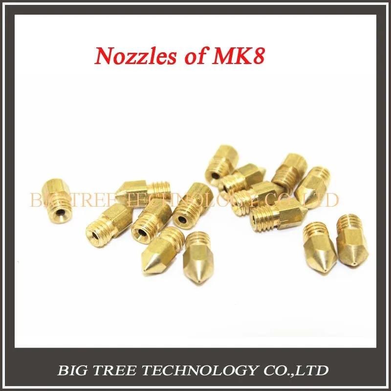 3D Printer Nozzle Mixed Sizes 0.2mm/0.3mm/0.4mm/0.5mm Extruder Print Head For MK8 Makerbot
3D Printer Nozzle Mixed Sizes 0.2mm/0.3mm/0.4mm/0.5mm Extruder Print Head For MK8 Makerbot