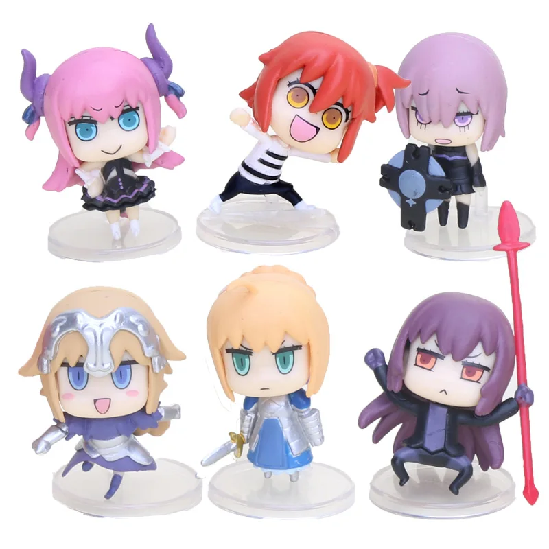 NEW 6pcs/lot Fate/Grand Order FGO PVC Action Figure Collection Model Toy Fate Grand Order Doll
NEW 6pcs/lot Fate/Grand Order FGO PVC Action Figure Collection Model Toy Fate Grand Order Doll