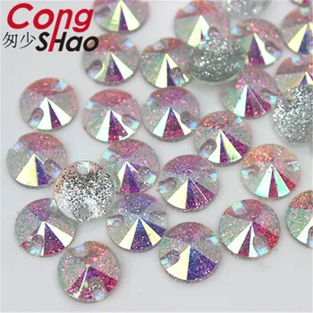 Cong Shao 10/12/14/16mm Crystal AB / Fine powder Clear AB Flat Back Round Resin rhinestone Sew On Stones DIY Wedding Dress YB409
Cong Shao 10/12/14/16mm Crystal AB / Fine powder Clear AB Flat Back Round Resin rhinestone Sew On Stones DIY Wedding Dress YB409