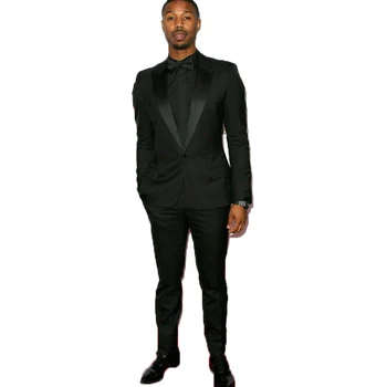 Black Wedding Man Suit Slim Fit 2019 Men's Summer Suit for Wedding 2 Pieces Wedding Tuxedo for Man Red Carpet Party Groom Suits
Black Wedding Man Suit Slim Fit 2019 Men's Summer Suit for Wedding 2 Pieces Wedding Tuxedo for Man Red Carpet Party Groom Suits