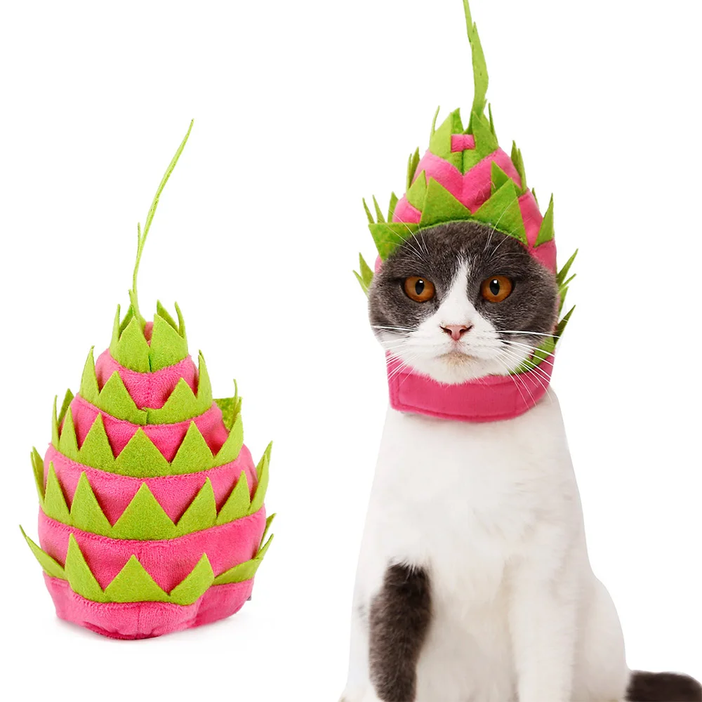Cat Puppy Dog Fruit Dress Hat Dragon Fruit Shape Pet Headgear Party Clothing Accessories Head-wear Adjustable Hook And Loop 1PC
Cat Puppy Dog Fruit Dress Hat Dragon Fruit Shape Pet Headgear Party Clothing Accessories Head-wear Adjustable Hook And Loop 1PC