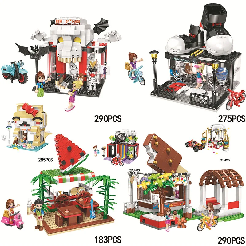 Heart Lake City Girls Series Cafe Burger Shop Pizza Shop Model Building Blocks Bricks Toys For Children Girl Christmas Gifts
Heart Lake City Girls Series Cafe Burger Shop Pizza Shop Model Building Blocks Bricks Toys For Children Girl Christmas Gifts