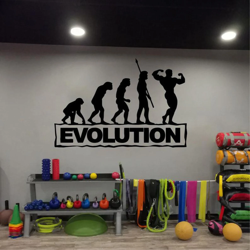 Fitness club Wall Decal gym removeable Vinyl Stickers Fitness EVOLUTION Inspirational sign Home Decor Wall Art Wall sticker G610
Fitness club Wall Decal gym removeable Vinyl Stickers Fitness EVOLUTION Inspirational sign Home Decor Wall Art Wall sticker G610