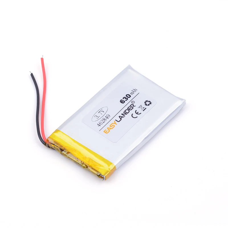 462849 630mAh 3,7 v литий-ионная полимерная аккумуляторная батарея для Bluetooth гарнитуры 3D очки Смарт часы спортивный браслет
462849 630mAh 3,7 v литий-ионная полимерная аккумуляторная батарея для Bluetooth гарнитуры 3D очки Смарт часы спортивный браслет