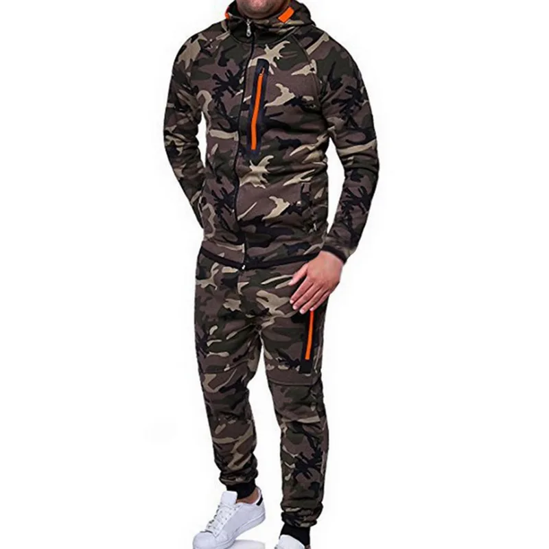 MJARTORIA Mens Camouflage Sportswear Casual Long Sleeve Fleece Decorative Pocket Tracksuit Hoodies Elastic Jacket and Pants 1Set
MJARTORIA Mens Camouflage Sportswear Casual Long Sleeve Fleece Decorative Pocket Tracksuit Hoodies Elastic Jacket and Pants 1Set