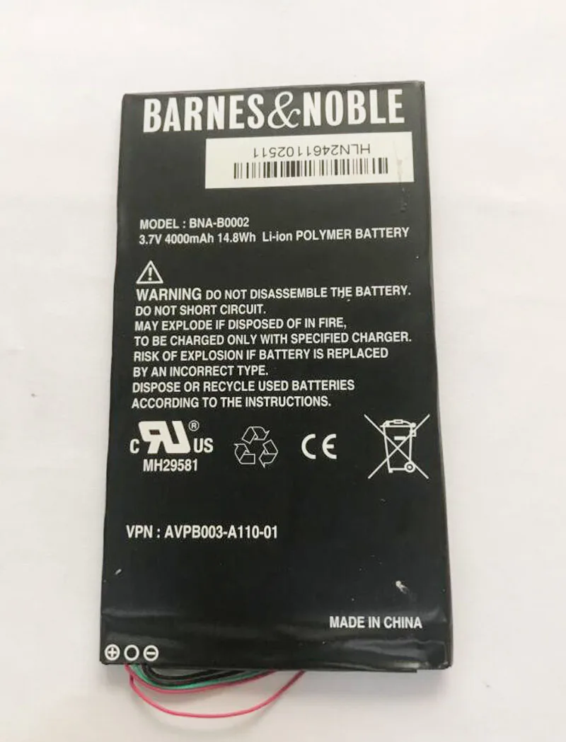 GeLar 4000mah BNA-B0002 battery for BARNES NOBLE NOOK e-book BNRV400 BNTV400 NOOK HD 7 Tablet
GeLar 4000mah BNA-B0002 battery for BARNES NOBLE NOOK e-book BNRV400 BNTV400 NOOK HD 7 Tablet
