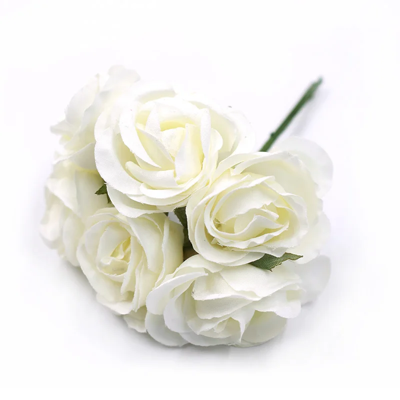 6pcs/lot 4cm Silk Rose Bouquet Artificial Flower for Wedding Home Decoration DIY Wreath Scrapbook Gift Box Flower
6pcs/lot 4cm Silk Rose Bouquet Artificial Flower for Wedding Home Decoration DIY Wreath Scrapbook Gift Box Flower