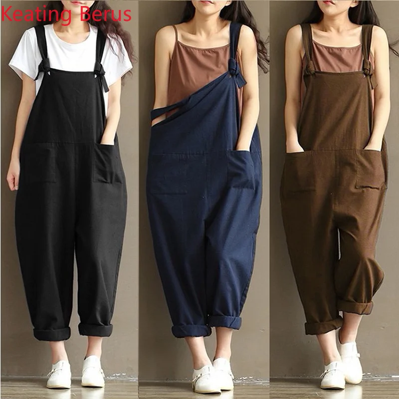 HOT Fashion Women Girls Loose Solid Jumpsuit Strap Dungaree Harem Trousers Ladies Overall Pants Casual Playsuits Plus Size M-3XL
HOT Fashion Women Girls Loose Solid Jumpsuit Strap Dungaree Harem Trousers Ladies Overall Pants Casual Playsuits Plus Size M-3XL