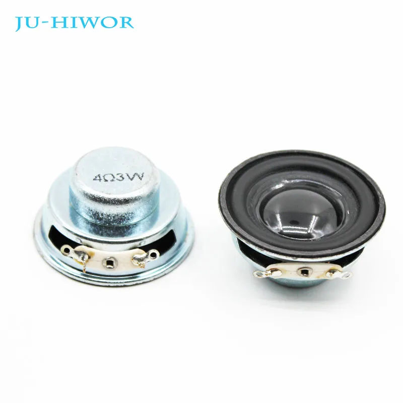 2pcs 4R 3W Loudspeaker 40MM Speaker 22MM Internal Magnetic Silvery Hat PU Edge Height 20MM
2pcs 4R 3W Loudspeaker 40MM Speaker 22MM Internal Magnetic Silvery Hat PU Edge Height 20MM
