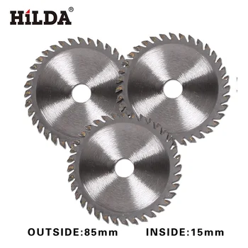 HILDA TCT Tungsten Carbide Mini Circular Saw Blade 24T for Wood Cutting Power Tool Accessories mini saw inside 15mm 3pcs
HILDA TCT Tungsten Carbide Mini Circular Saw Blade 24T for Wood Cutting Power Tool Accessories mini saw inside 15mm 3pcs